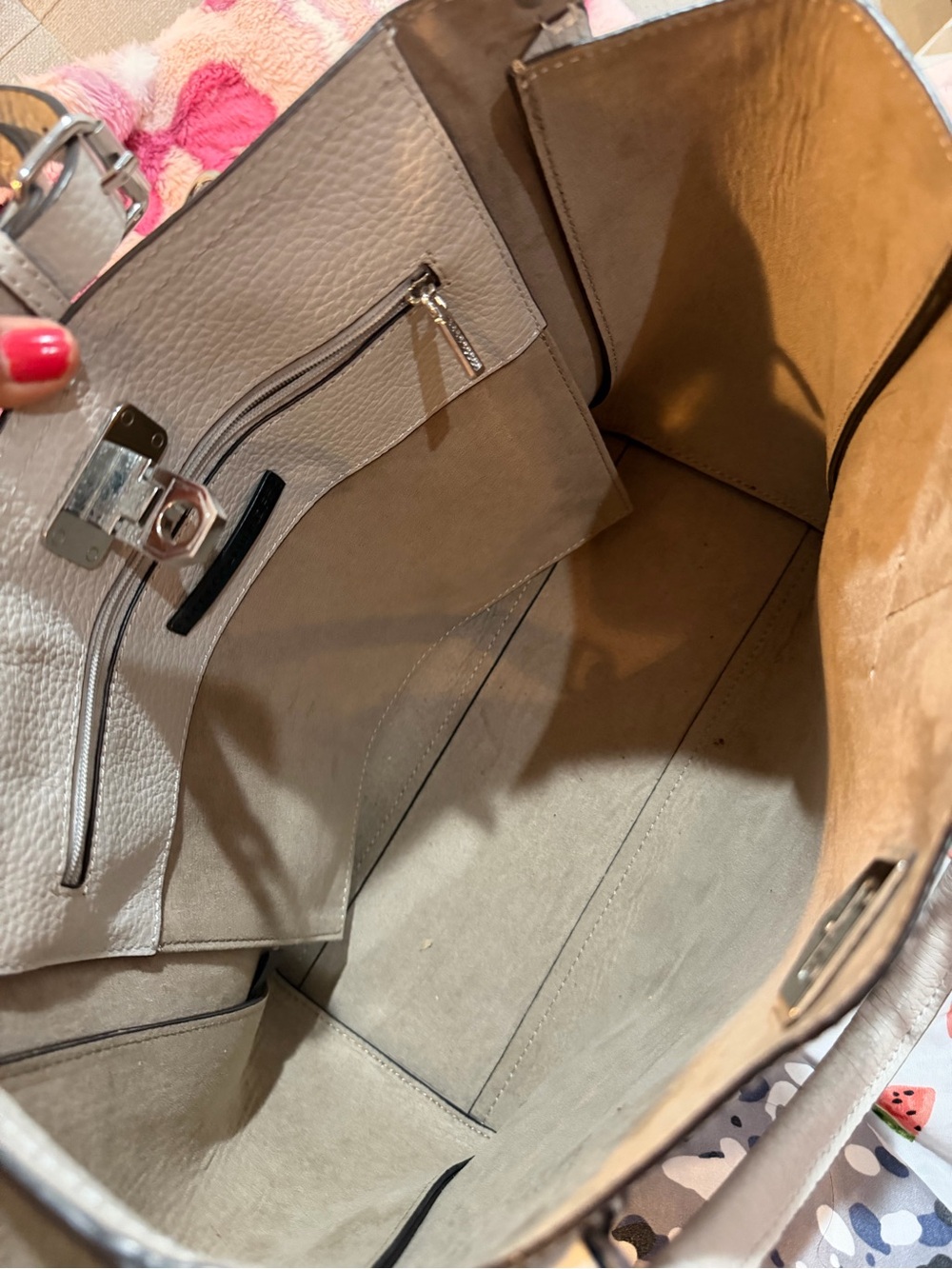 REBECCA MINKOFF Leather Bag with CrossBody Straps EUC - Picture 6 of 10